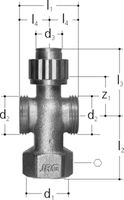 Kreuz für Verteiler 1"-16 5428.216 - JRG Sanipex-Rohre und Formstücke