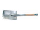 Gartenbauspaten ROBUST, Eschenknopfstiel L= 100cm, Gr. 285x185/180mm, verzinkt - Gartenbauwerkzeuge