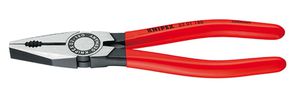 KNIPEX Kombizange, poliert 0301, L= 160mm, PVC-Griffhülle - Zangen, Schneiden