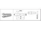 Zugstangen-Gabelspanner Links-Gewinde M12 - INOXTECH-Handlauf-/Geländer-System
