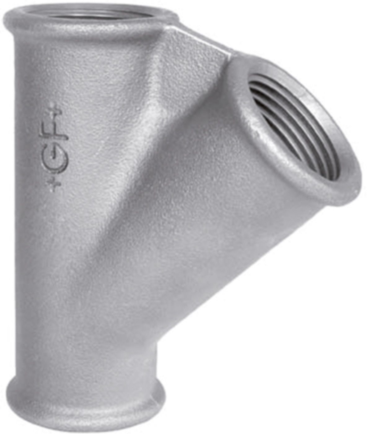T-Stück 45° 165 S 2" 770 165 109 - GF schw. Tempergussfittings
