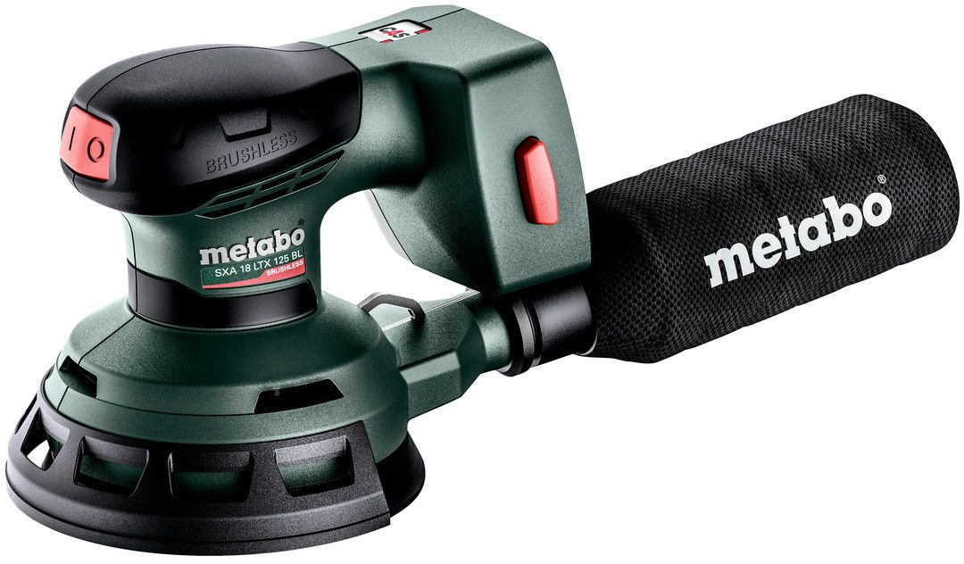 Akku-Exzenterschleifer SXA 18 LTX 125 BL 18V, Ø 125mm, solo in metaBOX - Metabo Elektrowerkzeuge