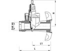 Universal-Schieberschelle 2701 ZAK-Anschluss - Hawle Hausanschluss- und Anbohrarmaturen