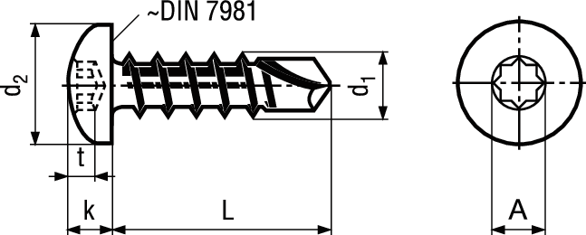 Lins-Bohrsch I-8kt ecosyn®-MRX INOX BN20581 3,5x19/S1 - Bossard Schrauben