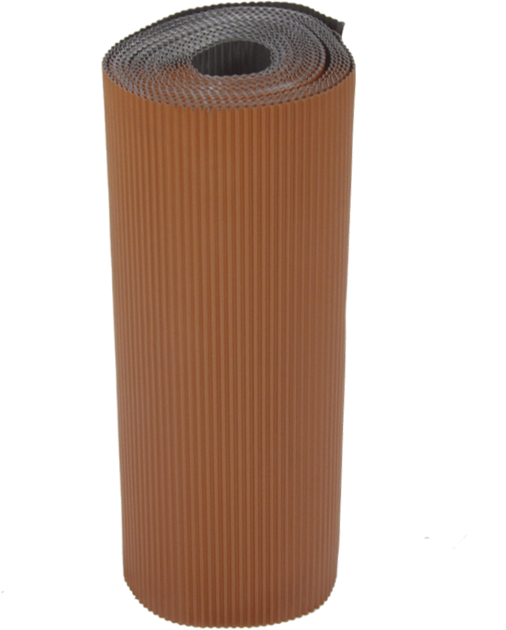 Rolle 140 x 1.00 mm a 10 Kg gewellt rot / braun - Walzblei