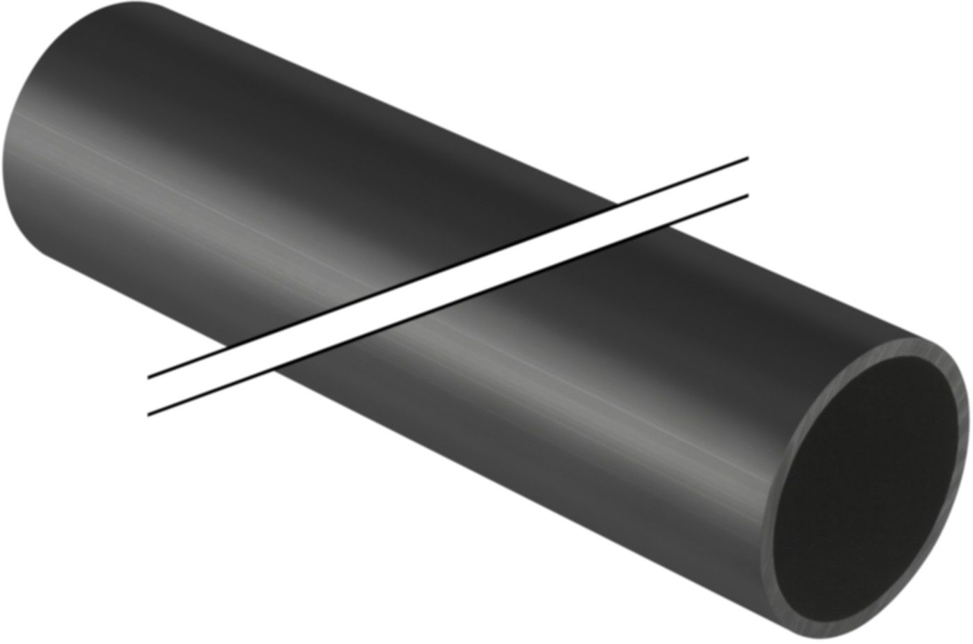 Rohr L=3m d 135mm 312.000.14.1 - Geberit-PE-Silent-Rohre