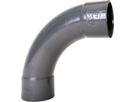 Bogen 90° mit 2 Muffen 50 mm 721 000 110 - GF Hart PVC-U Formstücke