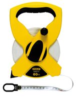 STANLEY Rollbandmass, auf ABS-Rahmen L= 60m, B= 12mm, Fiberglasband, 2-34-795 - Längenmessen