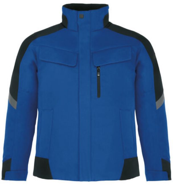 FHB LARS Arbeitsjacke royalblau-schwarz Gr. L - Textilien