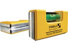 STABILA Wasserwaage Pocket PRO Magnetic 7 cm Aluminium gelb ± 1mm/m mit Magnet - Nivellieren
