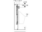 Urinal-Element Universal, Typ 112/130 UP-Urinalsteuerung 461.607.00.1 - Geberit-GIS