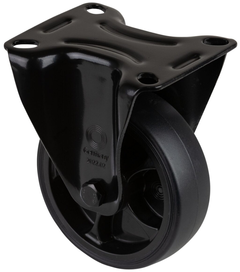 Bockrolle RadØ 100mm, Tragkraft 110kg - Transportrollen