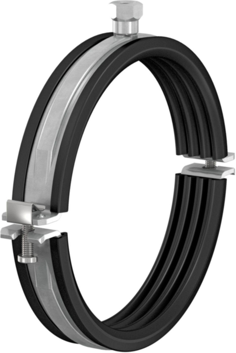 BSA mit Gummi und Muffe M8/10 39309 50 - 54 mm - Flamco-Rohrschellen