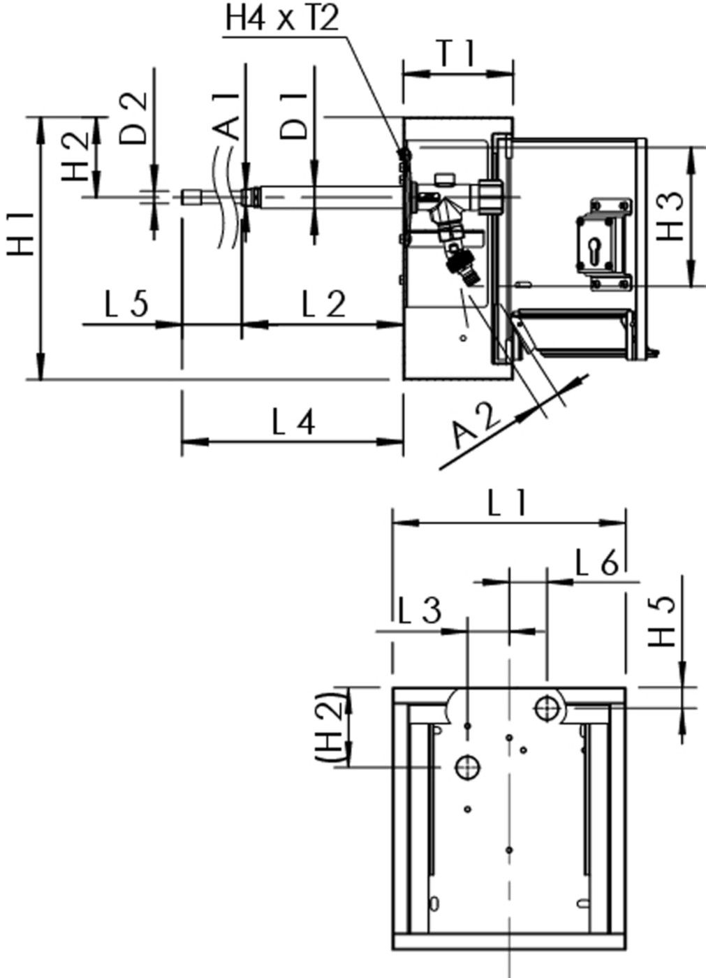 Wandaufputzschränke Mini Tresor 212 02 1x230V, Frostsichere Aussenarmatur - Kemper Armaturen