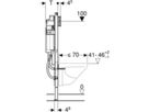 Wand-WC-Element Sigma 111.351.00.6 Typ 112 Baubreite 42.5 cm barrierefrei - Geberit-Duofix