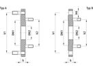 XR-Reduzierflansch PN 16 8110 DN 300/100 - Hawle Flanschformstücke