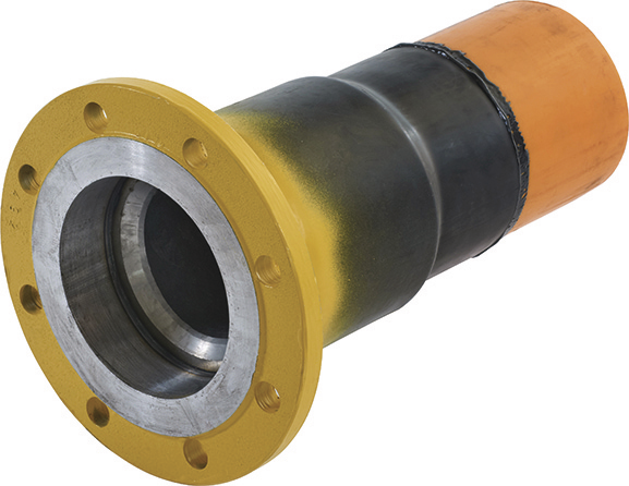 Übergangsstück Flansch/PE Gas PN 5 3103 kurz DN 25 / d 32mm - Hawle Armaturen