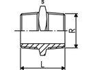 Doppelnippel 1" 721 911 908 - GF Hart PVC-U Formstücke
