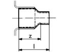 Löt-Reduktion lang 7243 18-15 mm 767 243 042 - GF Lötfittings