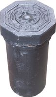 Novo 8-kantig, für Gas, Gr. 0 d 125mm               600.02M - Camponovo Strassenkappe, verstellbar