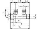 Verteiler-Modul 3-fach 3/4"-16/20 762 102 295 - GF I-Fit Formstücke + Werkzeuge