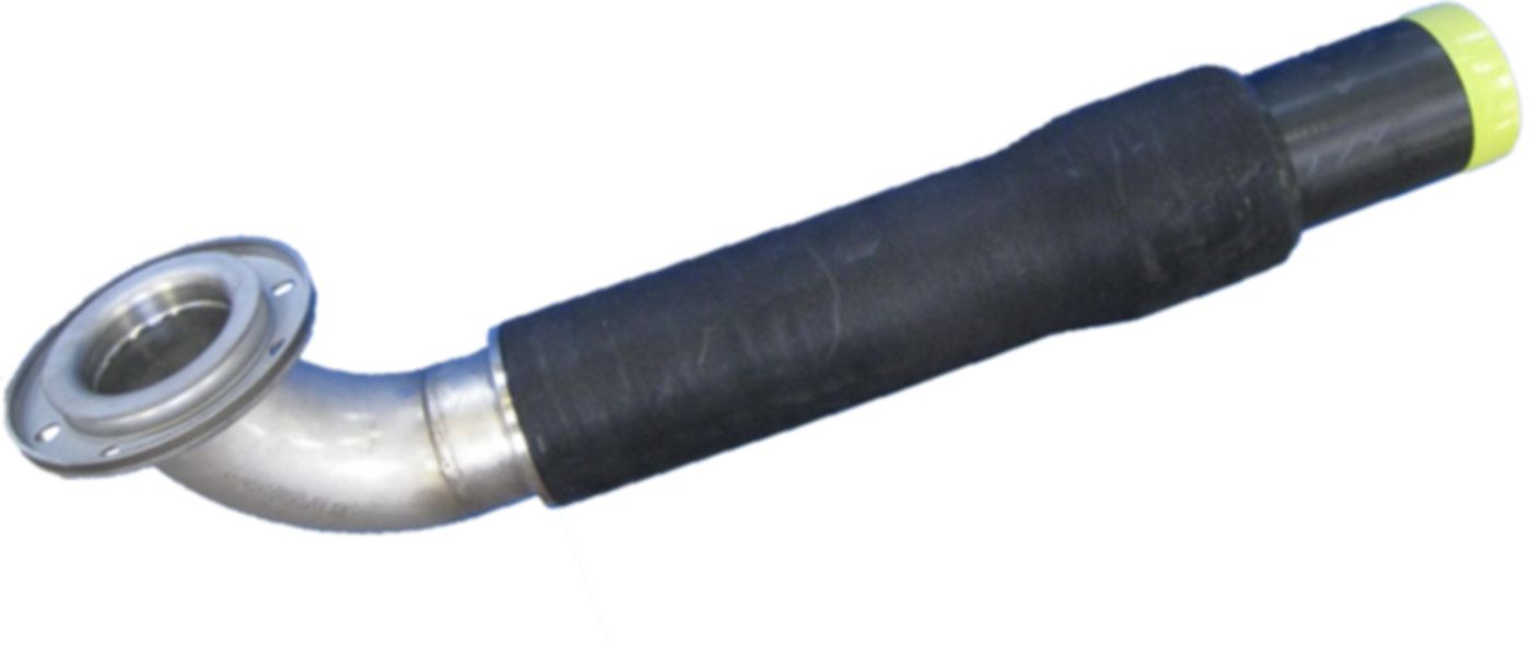 GEBEF Typ 1141 Losflansch 90° INOX d 180mm - DN 150 775 011 417 - GF GEBEF Gebäudeeinführung