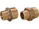Doppelnippel Red. 8245 1/2"- 1/4" - Rotguss-Gewindefittings