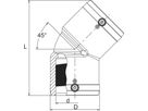 Winkel 45° d 200mm 616 264 - Frialen Elektroschweissfittinge