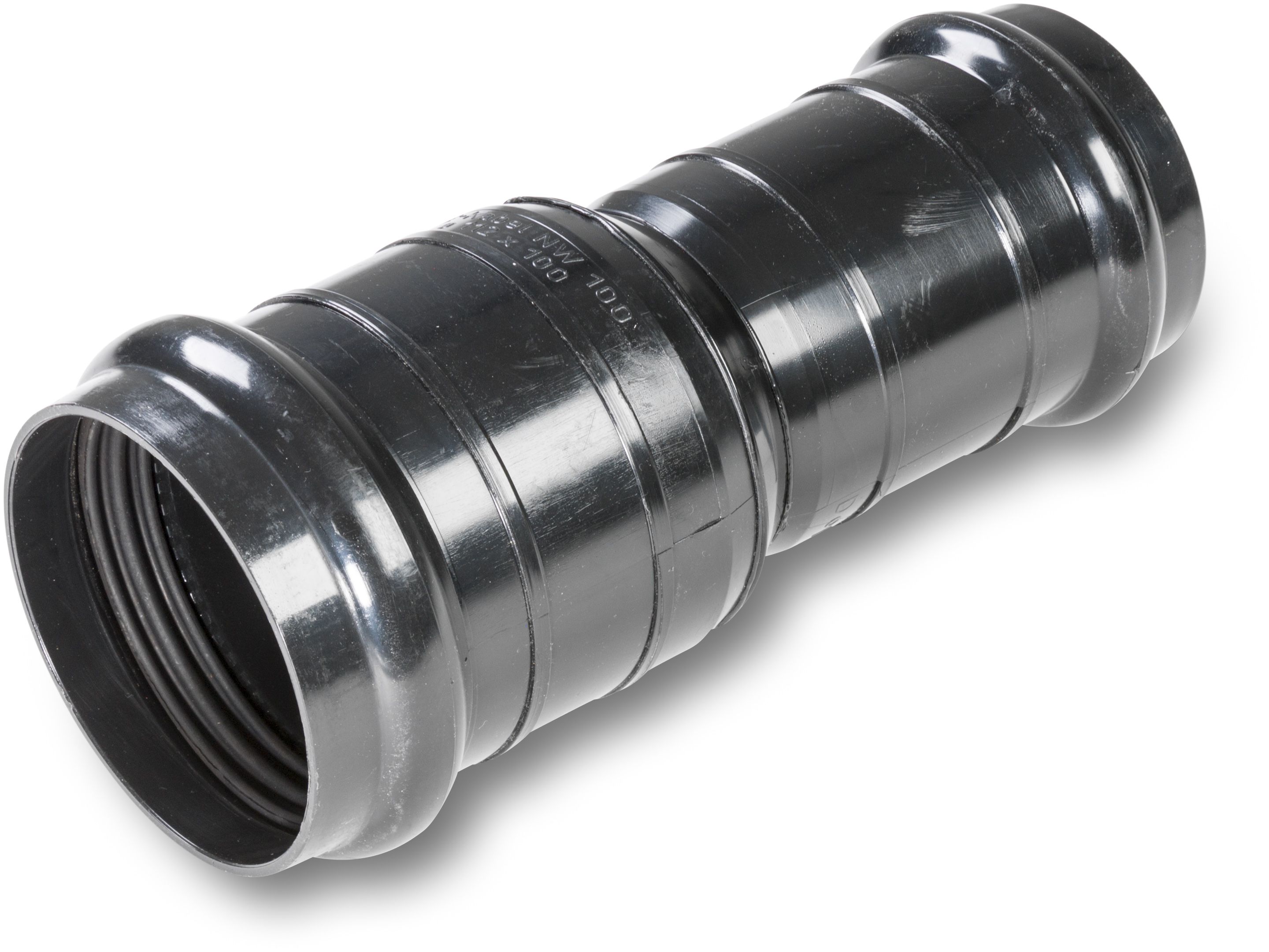 PE Reduktionsmuffen zu Kabelschutz DN 112/72 inkl. Dichtungen - Streng Reduktionsmuffen / Endkappen / Muffendeckel