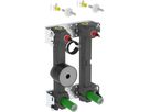 GIS-Waschtisch-Set Standarm.461.154.00.1 eine Wasserzählerstrecke mit UP-Ventil - Geberit Systemventile / Armaturen