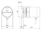 Zirkulationsp.Comfort 15-14 B PM 80mm Rp 1/2" 230V PN 10 - Grundfos Brauchwasserpumpen