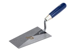 CRAFT TOOLS Berner Putzkelle, Stahl L= 140mm , blaues Holzheft - Gartenbauwerkzeuge