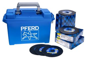 PFERD Trennscheibe EHT 125-1,0 Steelox, Ø125mm, 100 Stk. in Transportkoffer - Schleifen, Trennen