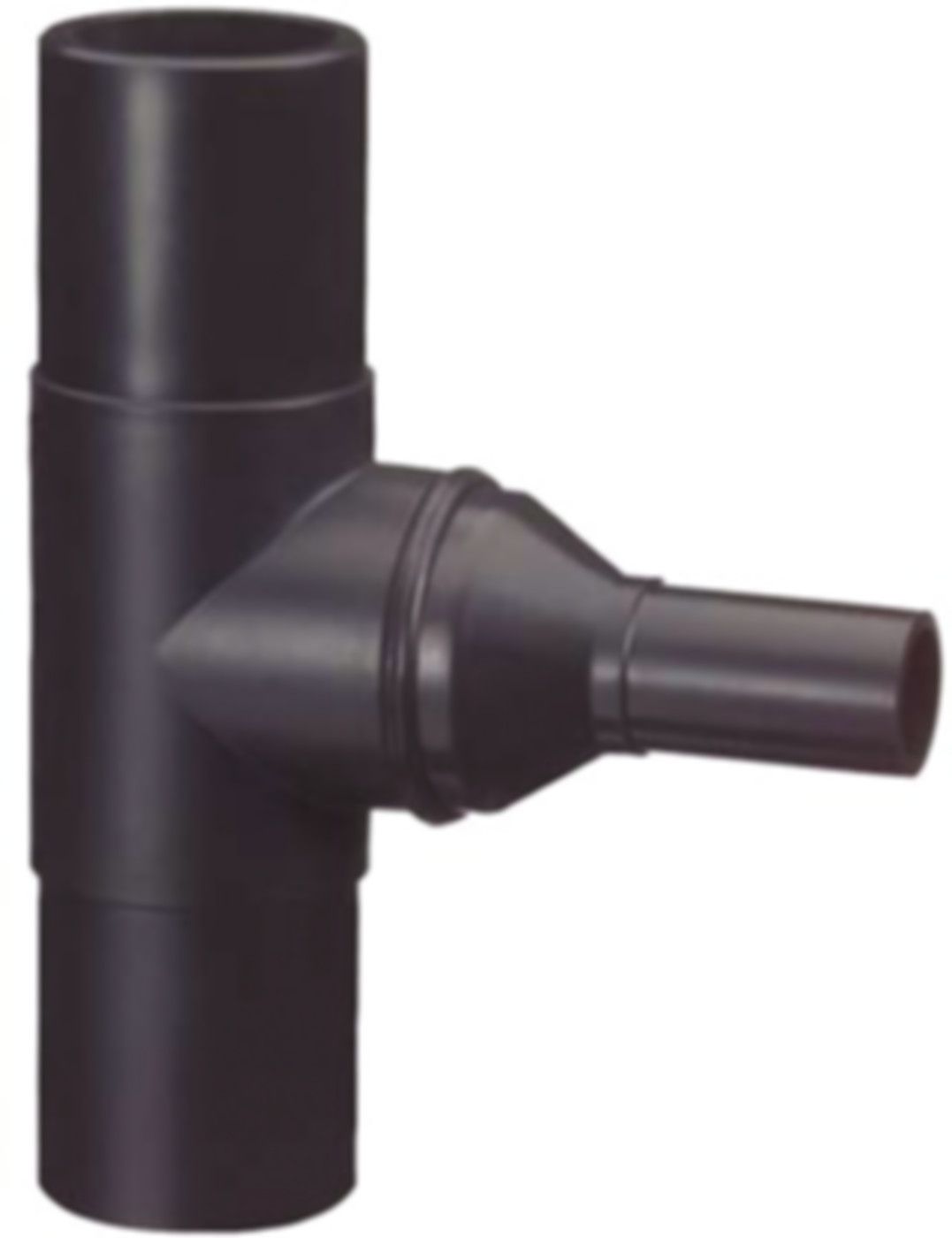 Tee reduziert PE100 S5 PN 16 d 140/110mm 753 201 090 - PE100 Stutzenformstücke langschenklig