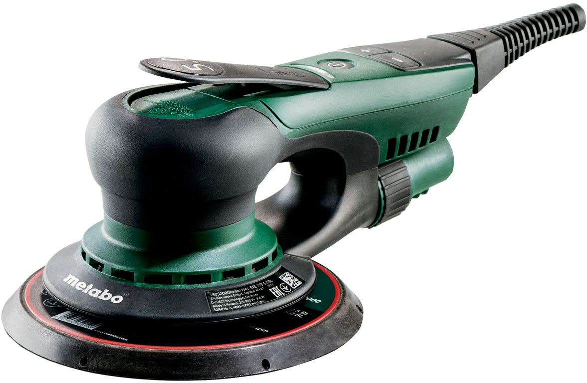 Exzenterschleifer SXE 150-5.0 BL Ø 150mm, 350W, 4000-10000/min, Schwingkreis 5mm - Metabo Elektrowerkzeuge