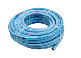 ULTRAFLEX Jeans Wasserschlauch, Kunststoff Ø 16mm, 8bar, jeansblau, L= 15m, inkl. Brause - Schläuche, Schlauchbriden