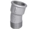 Bogen 15° 53 V 21/2" 770 053 210 - GF verz. Tempergussfittings