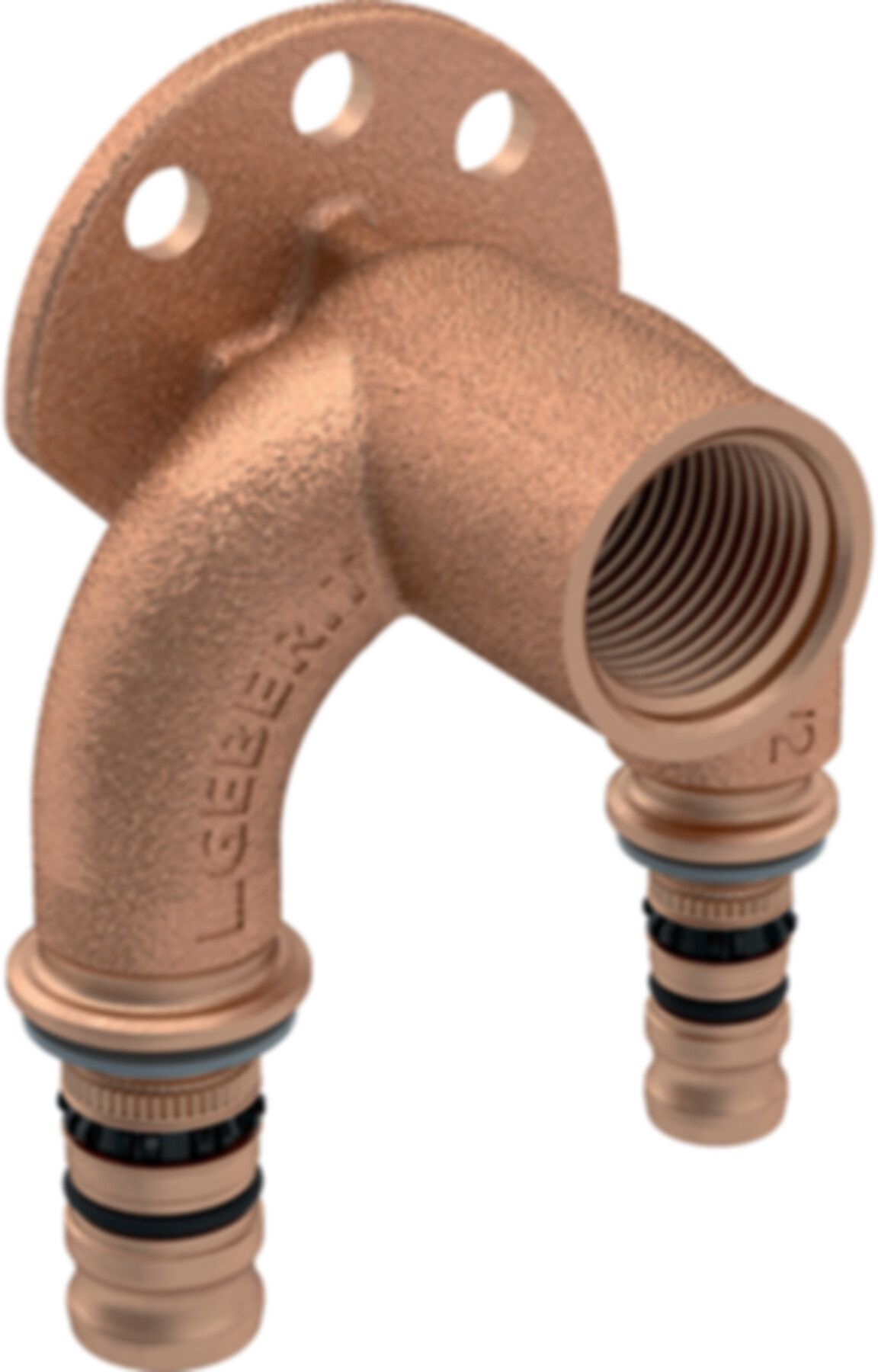 Doppelanschlusswinkel 90° 1/2"-20-26mm 603.274.00.5 - Geberit-Mepla-Formstücke