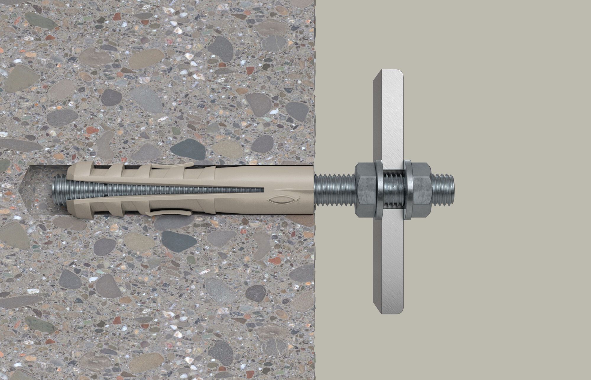 FISCHER M-S Nylondübel Typ M 10 S, L= 90 mm - Fischer Befestigung