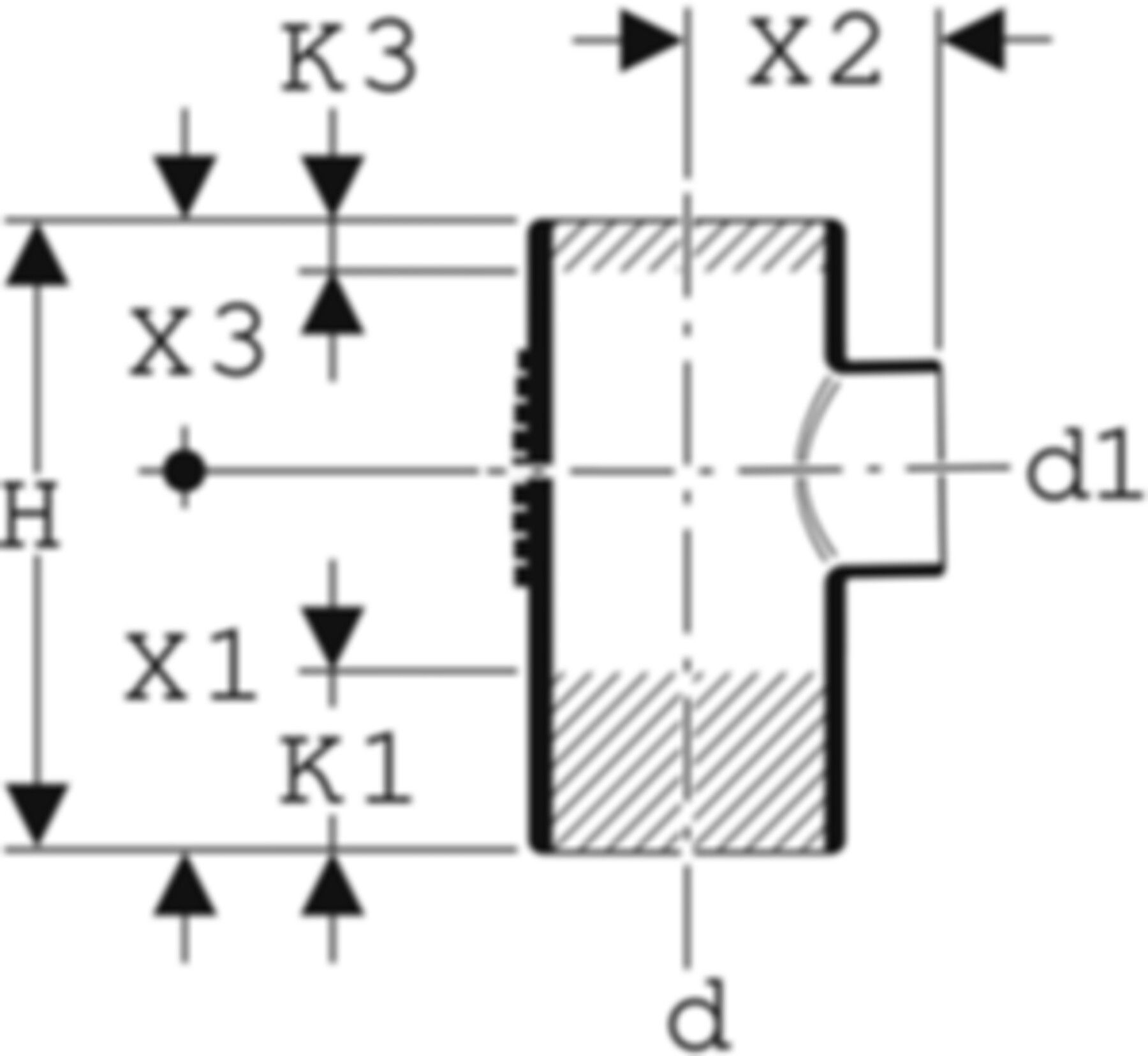 Abzweig 88.5° d160/160mm 315.148.14.1 - Geberit-PE-Silent-Formstücke