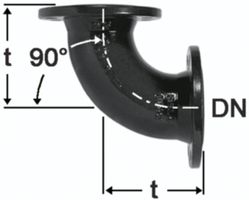 Flanschbögen 90°  Fig. 2030 (Q) vonRoll hydro