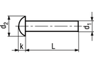 Halbrundniete Aluminium BN401 DIN660 3x10 - Bossard Schrauben