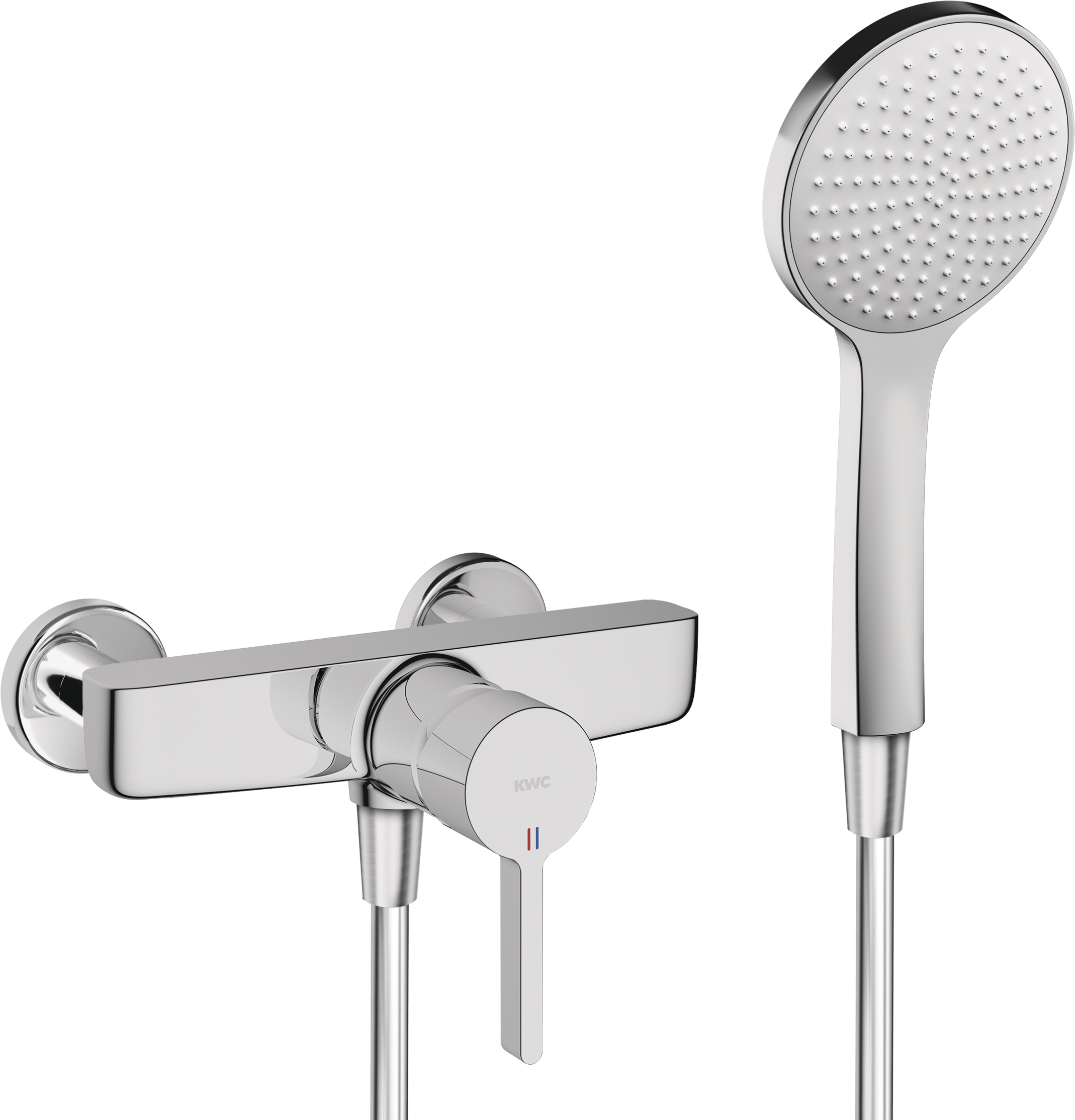 KWC FIT Dusche AD153 chromline, AD 153 mit Brausegarnitur - KWC Bad Armaturen