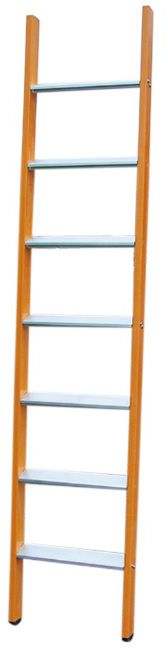 HB GFK Stufenanlegeleiter Typ 128, 10 Stufen L=3.03m - Garten