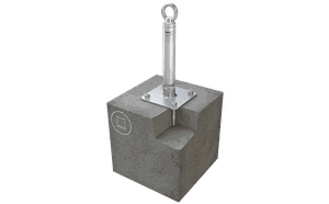 Anschlagpunkt mit Grundplatte Beton LX-SR-B-500 ABS-Lock X-SR-B - ABS Absturzsicherung