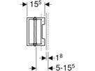Unterputz Montageplatte universell 27.5 x 60 x 15.5cm, nicht brennbar 111.789.00.1 - Geberit-Duofix