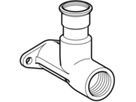 Anschlusswinkel 90° m/IG 22 x 3/4" 33427 mit Wandabstandflansch - Mapress-Sanitär-Presssystem-Formstücke