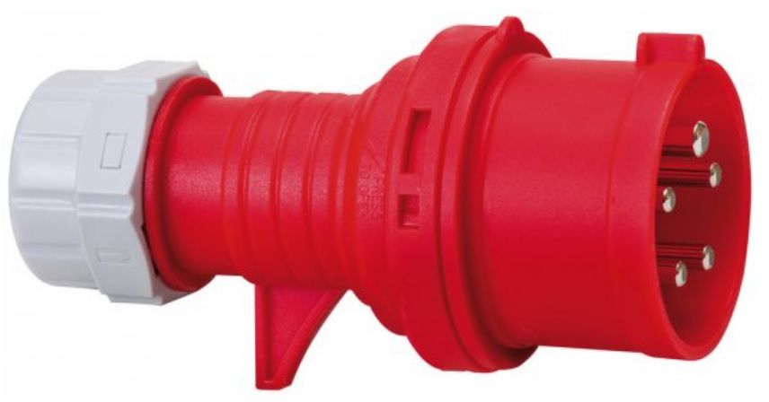 BRENNENSTUHL Stecker CEE 400V / 16A, 5-Pol, Rot - Stromverteilung