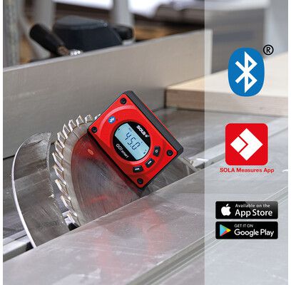 GO! SMART Neigungs- und Gefällsmesser 80 x 55 x 27 mm, IP52, 1 x 1.5 V (AA) Batterie - Nivellieren