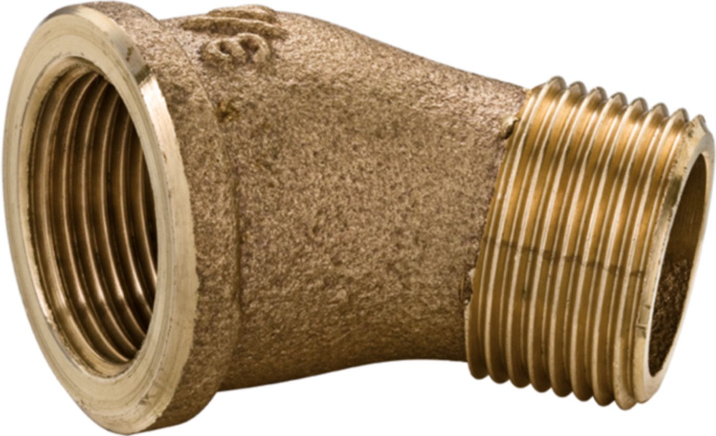 Winkel 45° 8121 IG/AG 11/4" - Rotguss-Gewindefittings